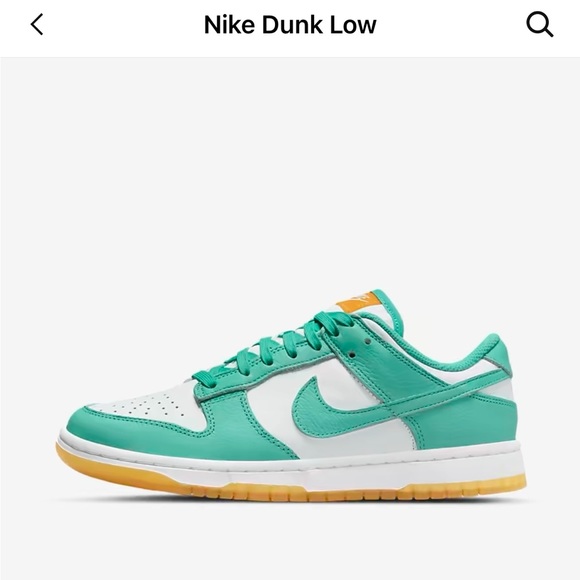 Nike Shoes - Nike dunk low kumquat washed teal sneaker shoe